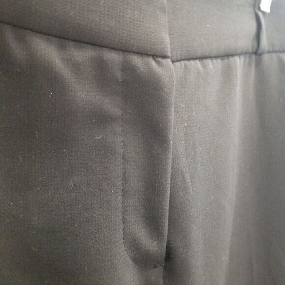 Cynthia Rowley Womens Size 8 Black Solid Cropped Dress Pants - Picture 3 of 9